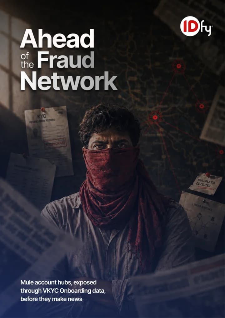 Ahead of the Fraud Network whitepaper cover, IDfy mule account research