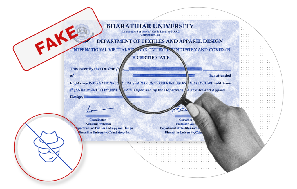 Educational employment check copy